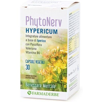 Farmaderbe Hypericum 30 Capsule - Integratore per l'umore Farmaderbe Hypericum 30 Capsule - Integratore per l'umore