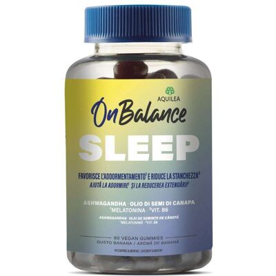 Aquilea On Balance - Sleep Integratore Favorisce l'Addormentamento e Riduce la Stanchezza, 60 Gummies Aquilea On Balance - Sleep Integratore Favorisce l'Addormentamento e Riduce la Stanchezza, 60 Gummies