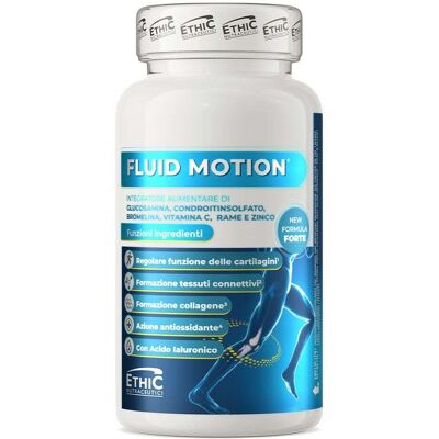 EthicSport Fluid Motion Integratore Cartilagini e Tessuti Connettivi, 60 Capsule EthicSport Fluid Motion Integratore Cartilagini e Tessuti Connettivi, 60 Capsule