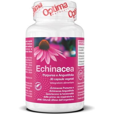 Optima Echinacea 30 Capsule Vegetali - Integratore per le vie respiratorie Optima Echinacea 30 Capsule Vegetali - Integratore per le vie respiratorie