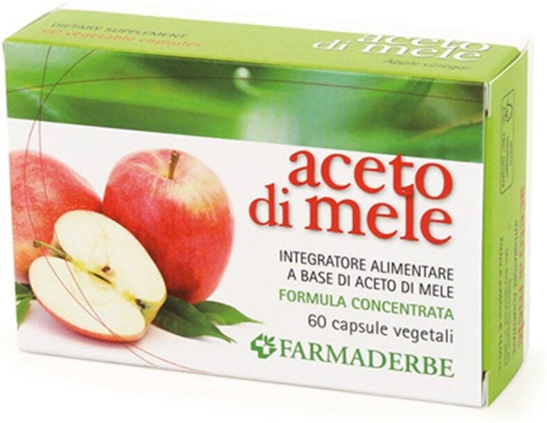 Farmaderbe Aceto Di Mele Integratore Alimentare, 60 Capsule