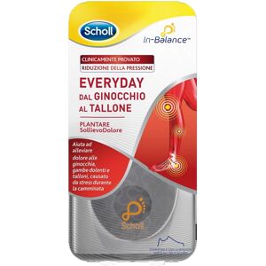 Scholl In Balance - Everyday Plantare Sollievo Dolore ginocchio tallone taglia S