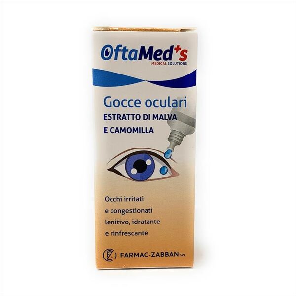 farmac-zabban oftamed's - gocce oculari camomilla e malva, 10ml