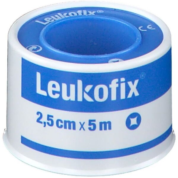 bsn medical leukoplast leukofix - cerotto in rocchetto ipoallergenico 2,5cm x 5m, 1pezzo