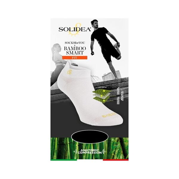 solidea socks for you - smart fit calzino in bamboo colore grigio taglia 2/m