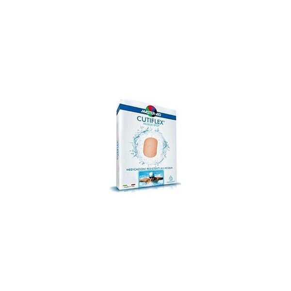 master-aid cutiflex acqua stop medicazione autoadesiva 10x6 cm 5 pezzi