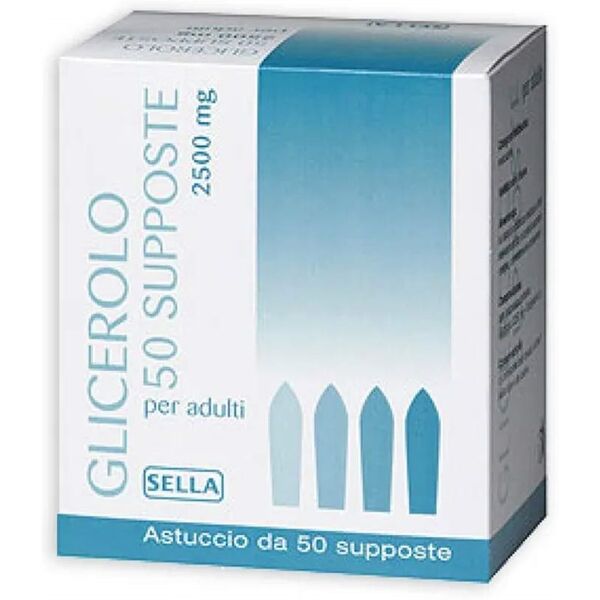 sella glicerolo adulti 2250mg trattamento stitichezza occasionale, 50 supposte