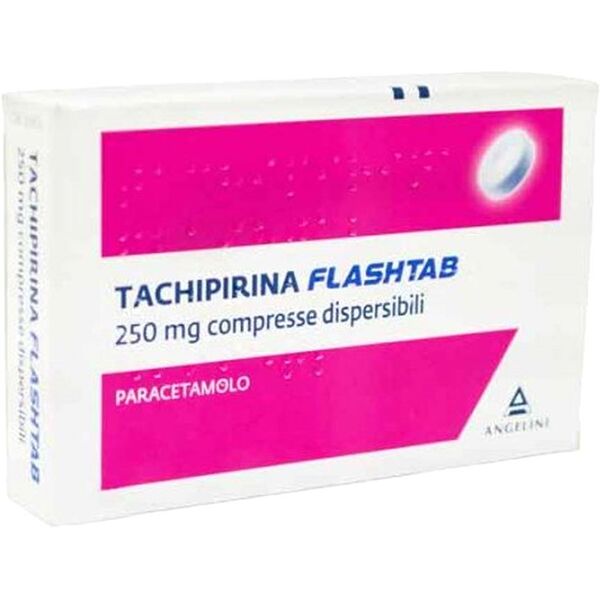 angelini tachipirina flashtab 250 mg 12 compresse dispersibili in blister