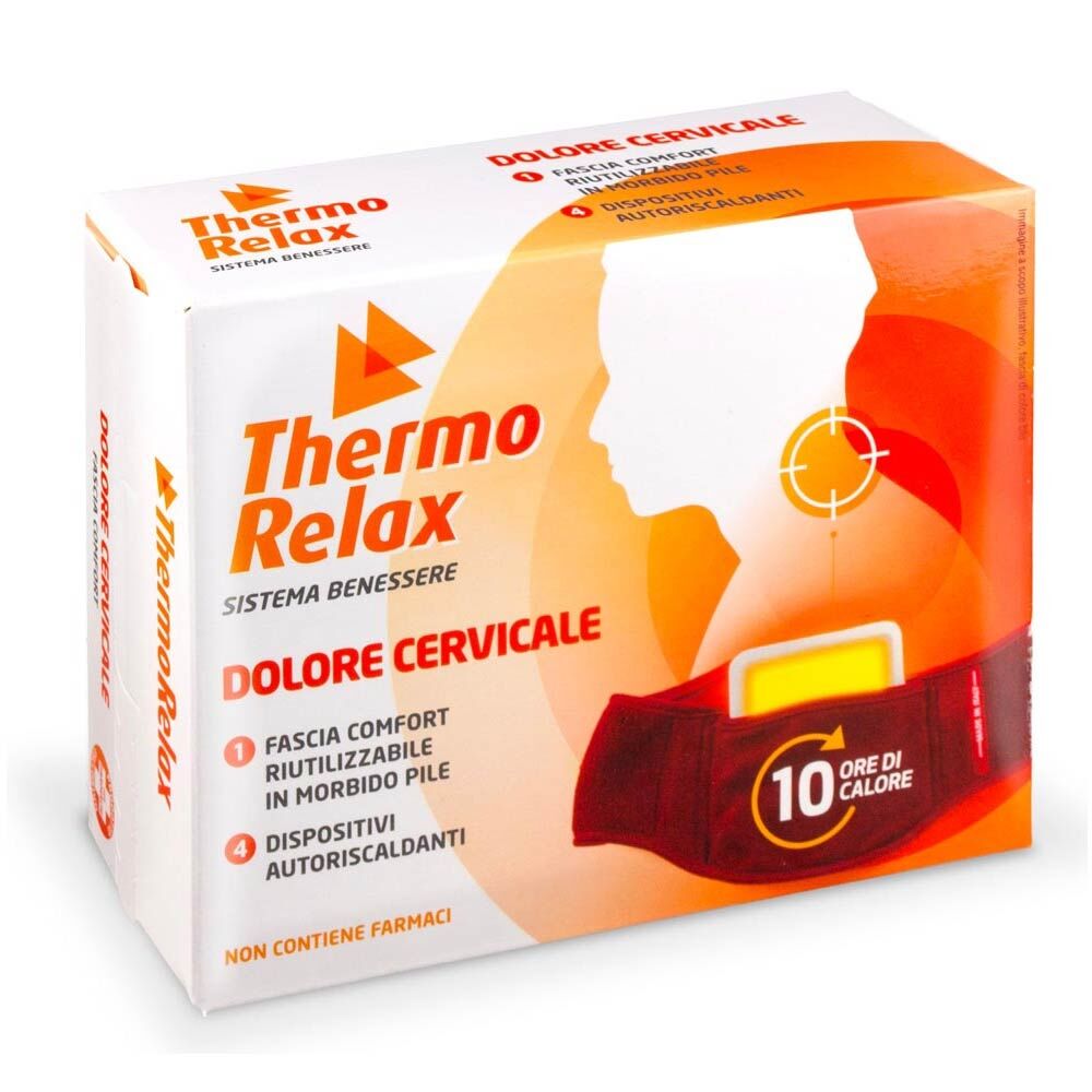 thermorelax fascia cervicale + dispositivi terapeutici autoriscaldanti