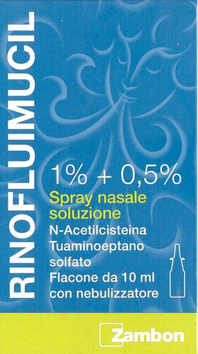 Zambon Rinofluimucil 1% + 0,5% Spray Nasale Soluzione Flacone 10 Ml