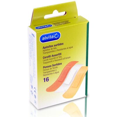 Cerotti Assortiti Alvita - Bende di Primo Soccorso Cerotti Assortiti Alvita - Bende di Primo Soccorso