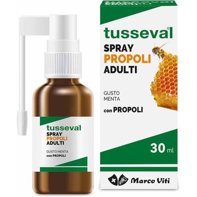 Marco Viti Farmaceutici Spa Tusseval Gola Propoli Spray Adulti - Sollievo Mal di Gola Marco Viti Farmaceutici Spa Tusseval Gola Propoli Spray Adulti - Sollievo Mal di Gola