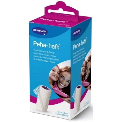 Hartmann Peha Haft Benda Coesiva senza lattice 10cm x 4m, 1 pezzo Hartmann Peha Haft Benda Coesiva senza lattice 10cm x 4m, 1 pezzo