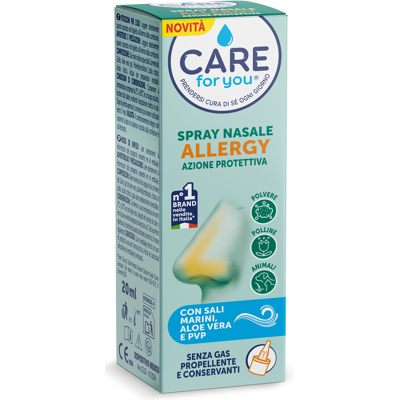 Care For You Spray nasale Allergy - Spray ad azione protettiva contro l'allergia, 20 ml Care For You Spray nasale Allergy - Spray ad azione protettiva contro l'allergia, 20 ml