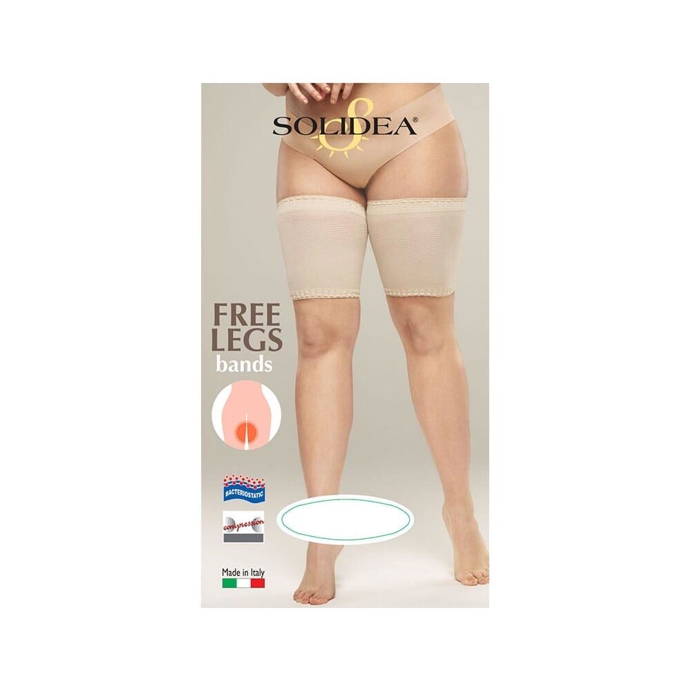 Solidea Free Legs - Bende Elastiche Anti-Sfregamento Colore Natur Taglia M