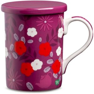 Neavita Joyful Nature - Herbal Infuser Infusiera in Ceramica Magenta, 340ml