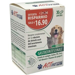 Linea Act ActivePet - Gastrointestinale Mangime Complementare, 30 Compresse