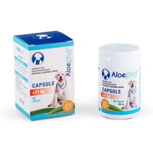 Aloe Plus Pet Aloe Plus Capsule Cani Stimola le Difese Immunitarie +11Kg, 60capsule