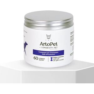 Longevity Pet ArtoPet Integratore Articolazioni Cane e Gatto, 60 compresse