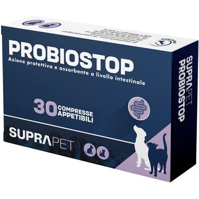 Suprapet Probiostop 30 compresse - Integratore alimentare Suprapet Probiostop 30 compresse - Integratore alimentare
