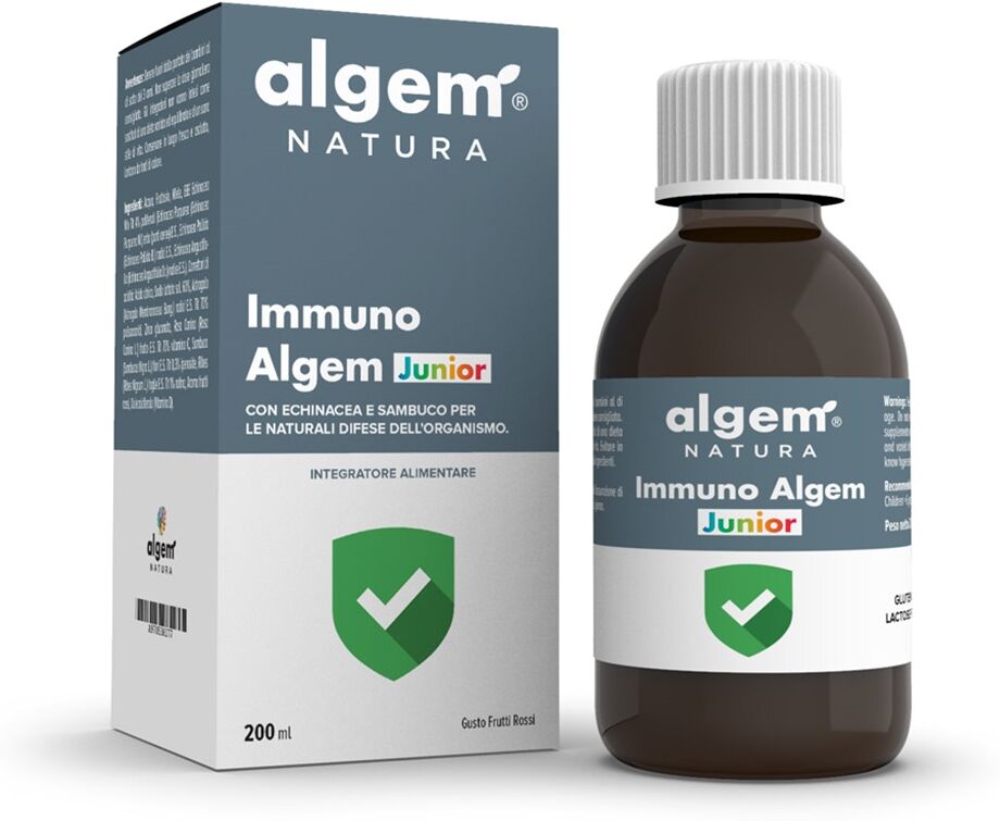 Algem Natura Total - Immuno Algem Junior Integratore Alimentare, 200ml