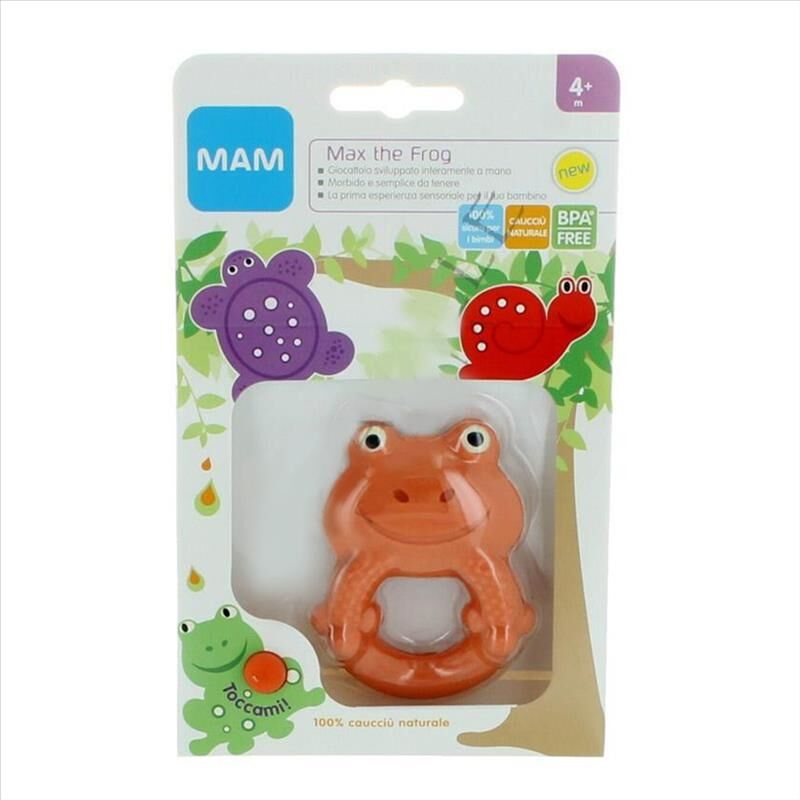 MAM Max The Frog Gioco Per Lo Sviluppo In Lattice 4+ Mesi 1 Pezzo