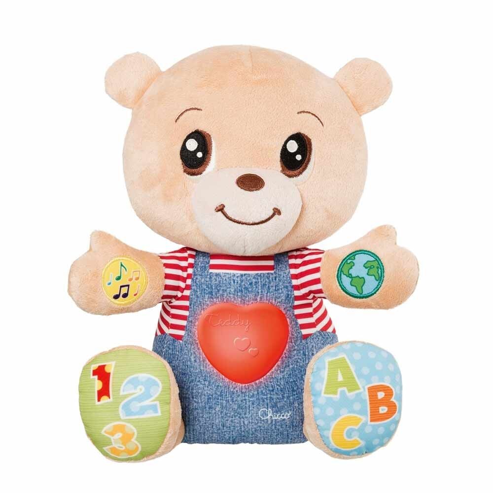 Chicco Teddy Orso delle Emozioni Peluche Interattivo Bilingue 6M, 1 Pezzo