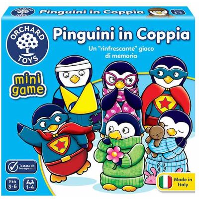 Orchard Toys Mini Game Pinguini in Coppia Gioco Bambini 3-6 Anni, 1 Pezzo Orchard Toys Mini Game Pinguini in Coppia Gioco Bambini 3-6 Anni, 1 Pezzo