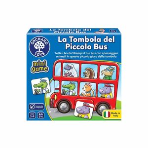 Orchard Toys Mini Game La Tombola del Piccolo Bus Gioco Bambini 3-6 Anni,1 Pezzo
