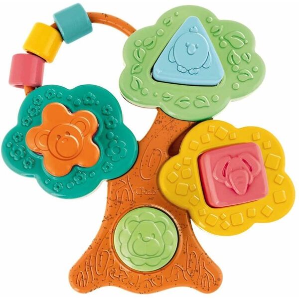 chicco gioco baobab shape sorter baobab forme e incastri eco+ 6-36 mesi, 1 pezzo