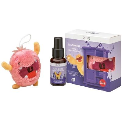 Purae BenSonno Spray Scacciamostri Benessere del Sonno Spray Ambiente 75ml + Peluche Trudi Rosa Purae BenSonno Spray Scacciamostri Benessere del Sonno Spray Ambiente 75ml + Peluche Trudi Rosa