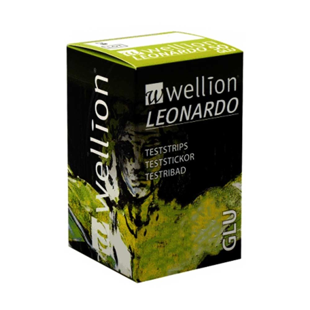 med trust wellion leonardo strips strisce reattive determinazione glicemia, 25 s