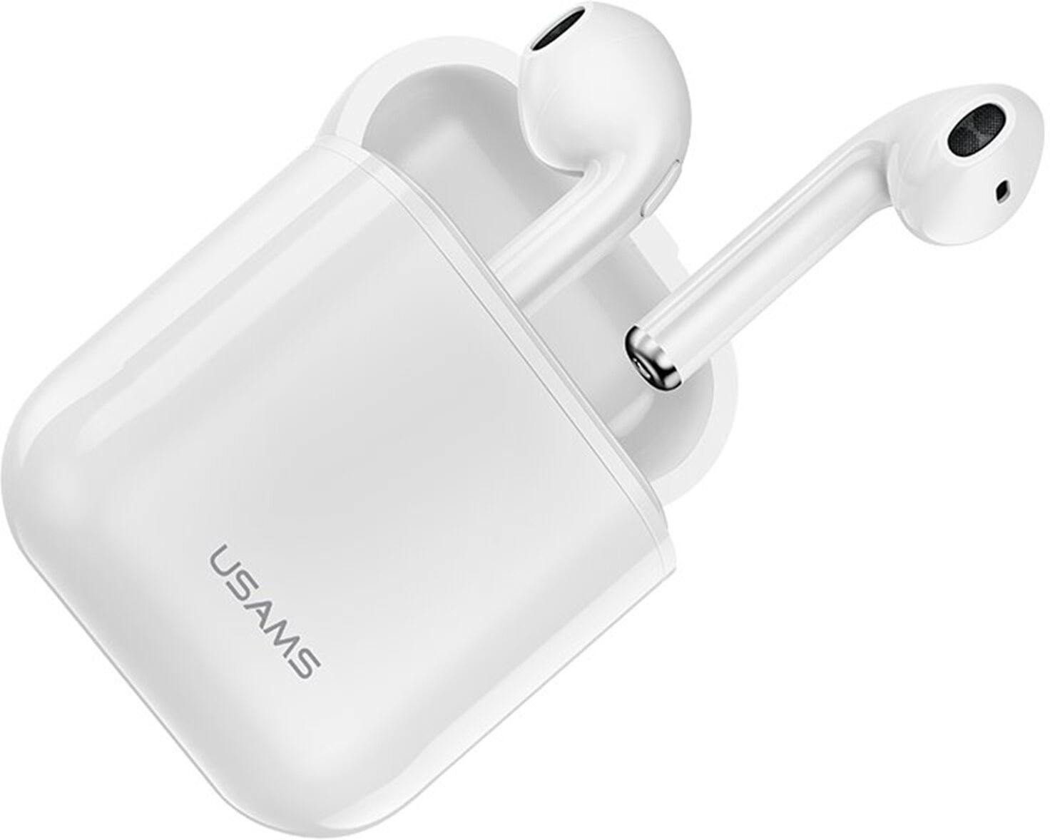 USAMS Auricolare Bluetooth Cuffia Senza Fili Universale per iPhone X Samsung Huawei Xiaomi Venduto Come Nuovo Bianco