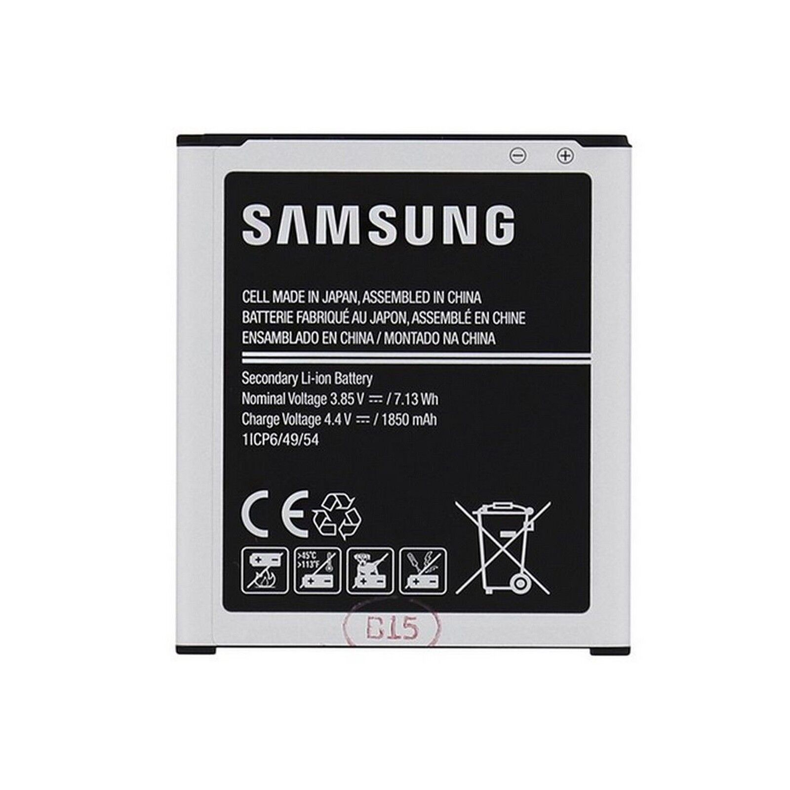 Samsung Batteria Pila Originale EB-BJ100CBE Per Galaxy J1 J100 SM-J100H