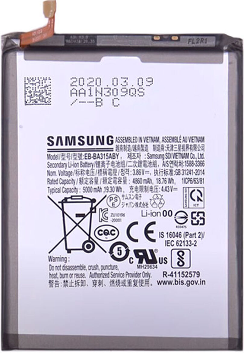 Samsung Batteria Ricambio Originale EB-BA315ABY per Galaxy A31 SM-A315