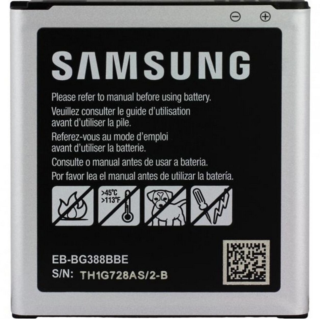 Samsung Batteria Pila Originale EB-BG388BBE 2200mAh Per Galaxy Xcover 3