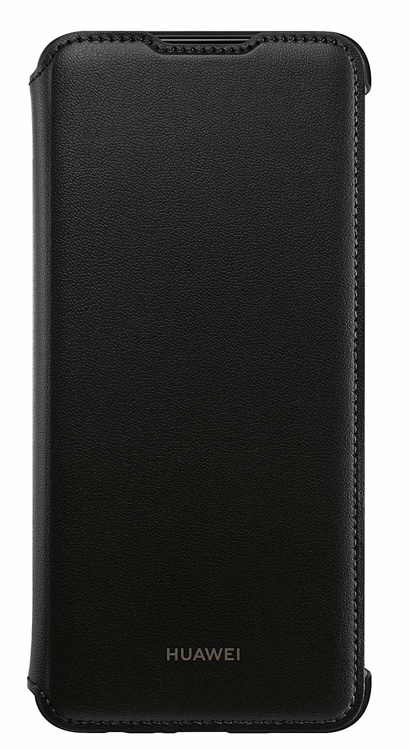Huawei Custodia Flip Cover Case Originale Nero per P Smart 2019 POT-LX1 Venduto Come Nuovo