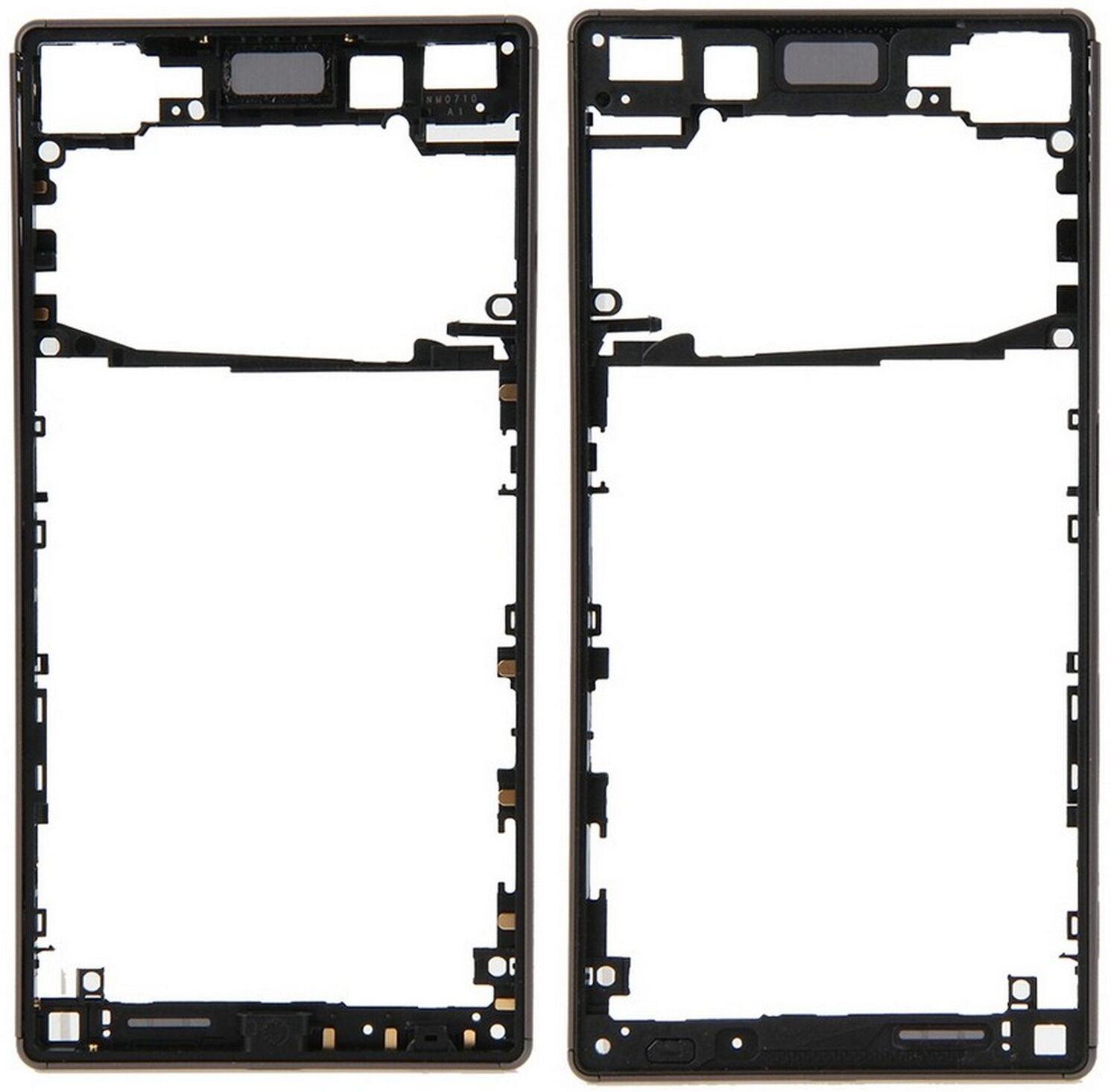 DIGITAL BAY FRONT CORNICE FRAME ANTERIORE LCD NERO PER SONY XPERIA Z5 SINGLE SIM E6603 E6653