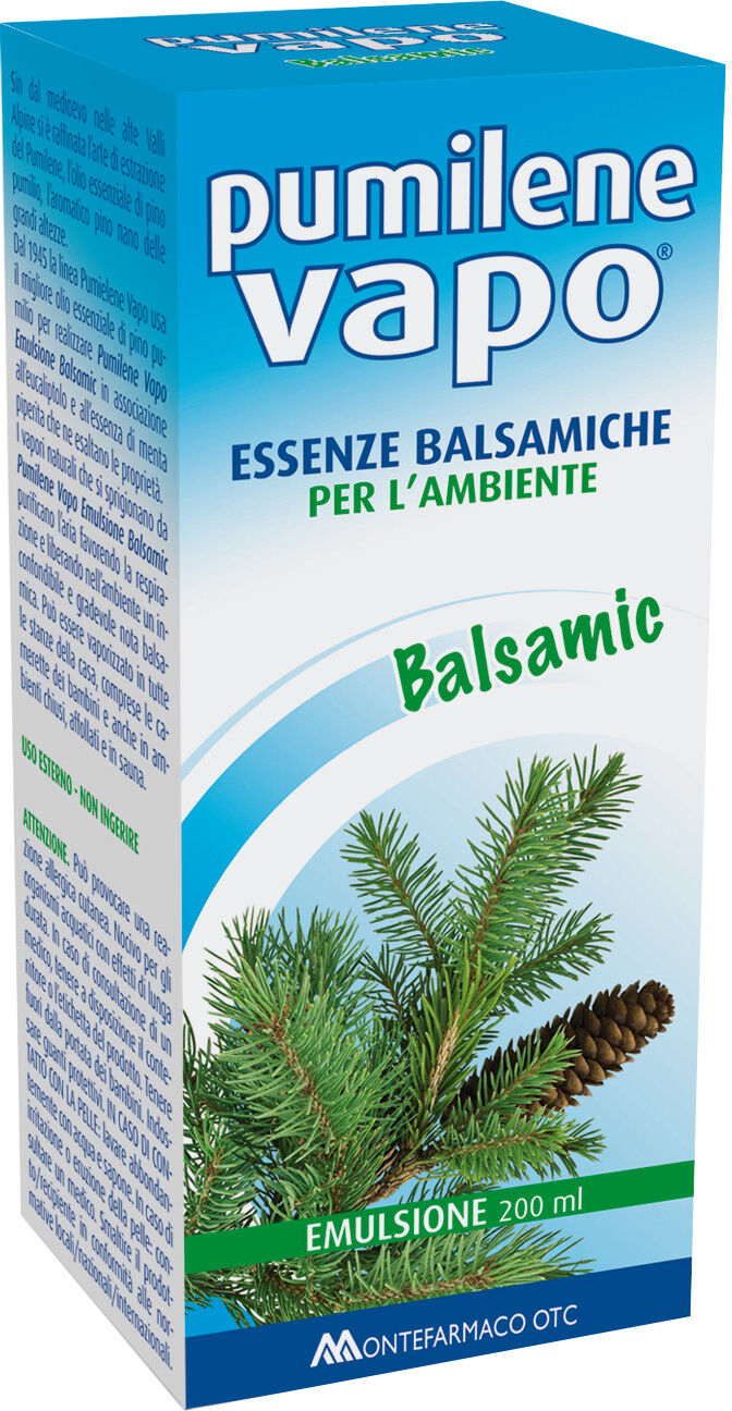 montefarmaco otc spa pumilene vapo essenze balsamiche emulsione 200ml