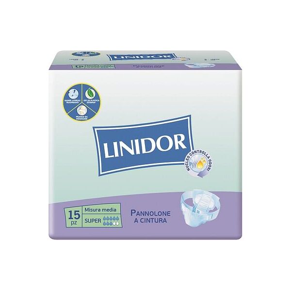 fater adult pannolone linidor super pannolino a cintura mm 15 pezzi