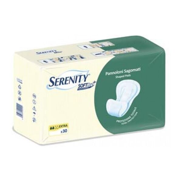 serenity spa pannolone per incontinenza sagomato serenity softdry+ aloe plus 30 pezzi