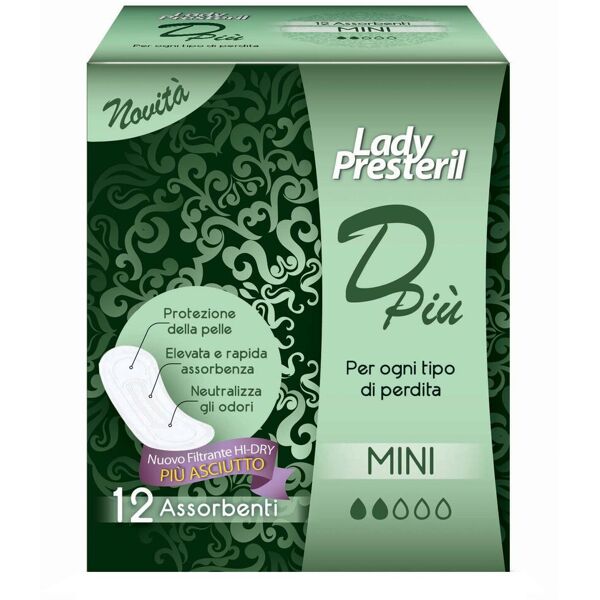 corman spa lady presteril dpiu' mini 12pz