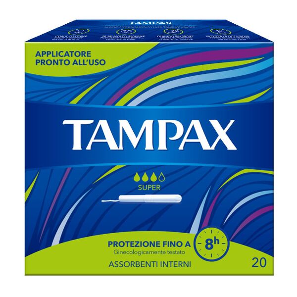 fater spa tampax blue box super 20pz