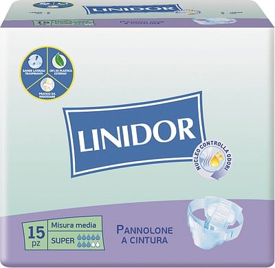 fater adult pannolone linidor super pannolino a cintura mm 15 pezzi