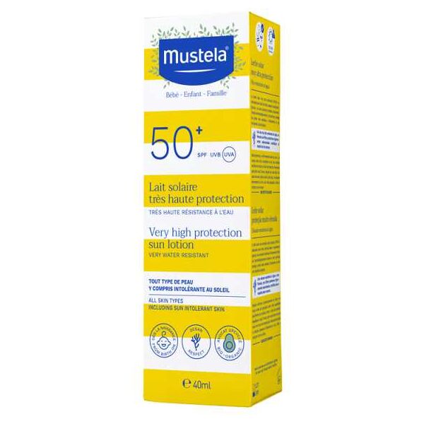 lab.expanscience italia srl latte solare spf50+ mustela 40ml