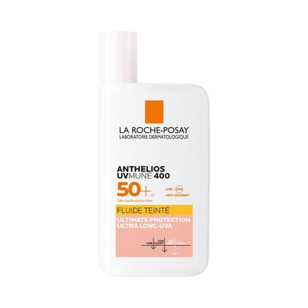 l'oreal anthelios uvmune 400 fluido colorato spf50+ la roche posay 50ml