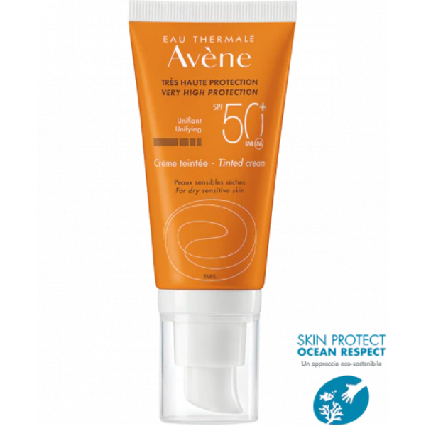 avene avène crema colorata spf 50+ solare viso teintée 50ml