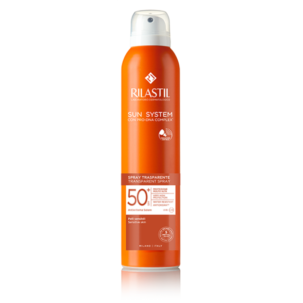 ist.ganassini spa rilastil sun system spray trasparente spf 50+ 200ml