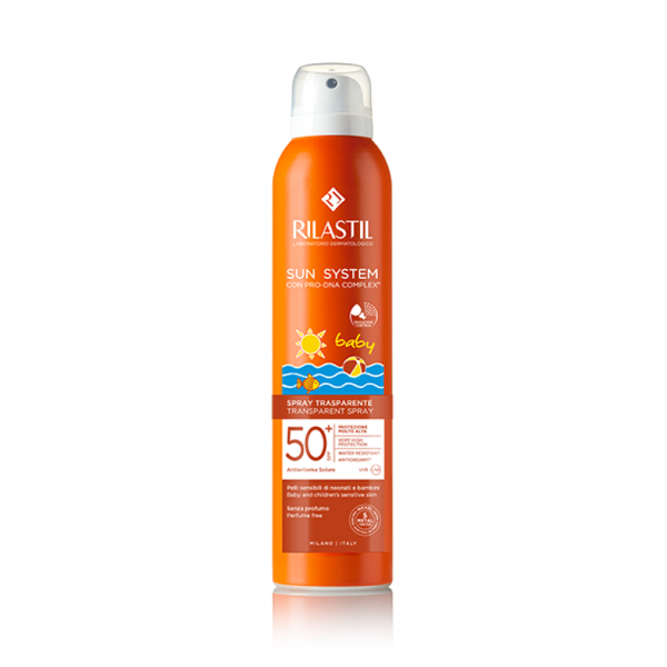 ist.ganassini spa rilastil sun system baby spray trasparente spf 50+ 200ml