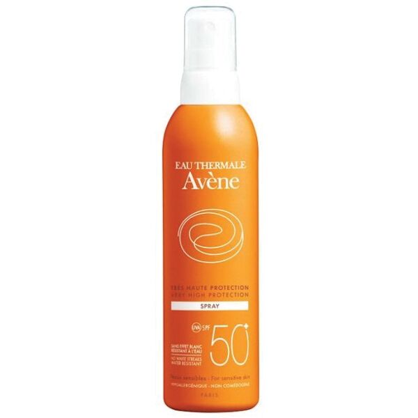 avene eau thermale avène protezione solare spray spf50+ 200ml